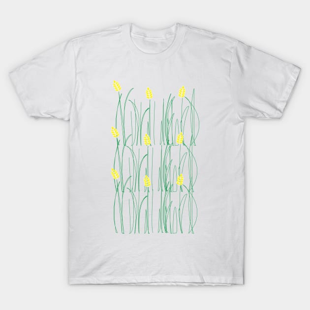 Wheat T-Shirt by dddesign